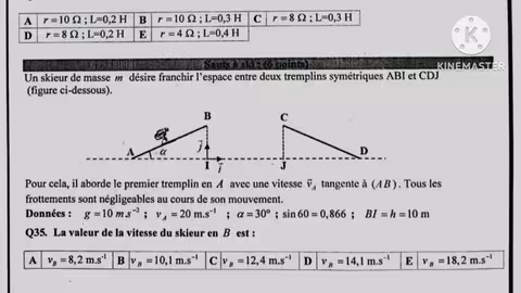 إمتحان الولوج لكلية الطب والصيدلة concours médecine: mathématiques/ physique/ chimie