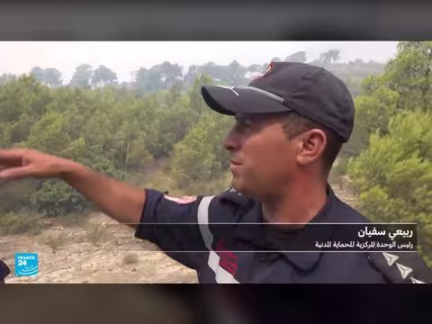 حرائق غابات في الجزائر تترك قتلى وجرحى