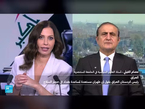 بارزاني يؤكد استعداد طهران لمساعدة بغداد في حصر السلاح