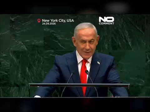 احتجاجات وانسحاب وفود أثناء خطاب نتنياهو في الأمم المتحدة
