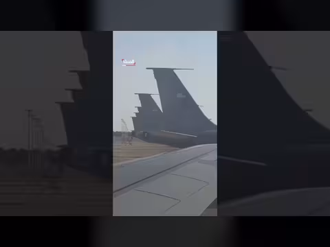 فيديوهات تظهر طائرات تزويد وقود أمريكية في مطار رامون جنوب إسرائيل
