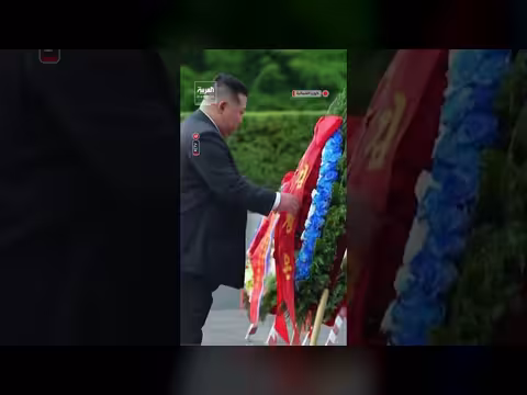 كيم جونغ أون يزور مقبرة لإحياء ذكرى هدنة الحرب الكورية
