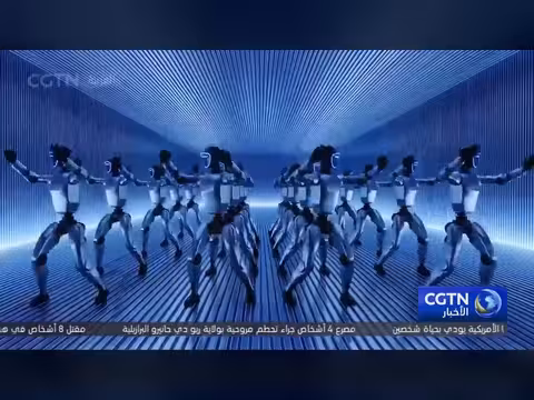القناة الصينية CGTN تنقل مهرجان الذكاء الاصطناعي 2026 بتقنيات متقدمة