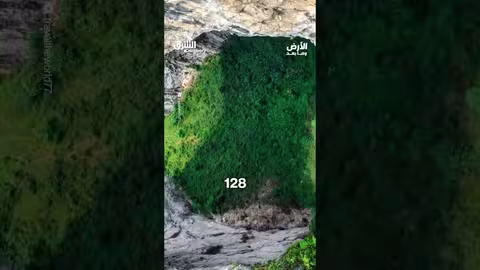 أعمق وأكبر حفرة طبيعية في العالم