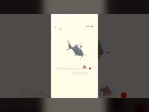 الجيش الألماني يشارك بمروحياته في مكافحة حرائق الغابات