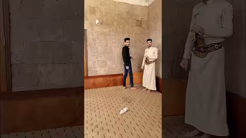 محمد نعمان يتحدى الجاذبيه في هذا المشهد