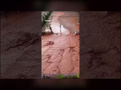 سيول طينية تجتاح أوريكا بإقليم الحوز وسط المغرب