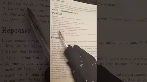 tronc commun le bourgeois gentilhomme analyse question/réponse acte 4/ scène 1الفصل الرابع 1المشهد