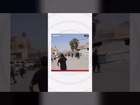 لحظات مرعبة لصحفيين بعد قصف الاحتلال