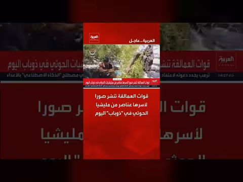قوات العمالقة تعلن أسر عناصر حوثية في ذوباب