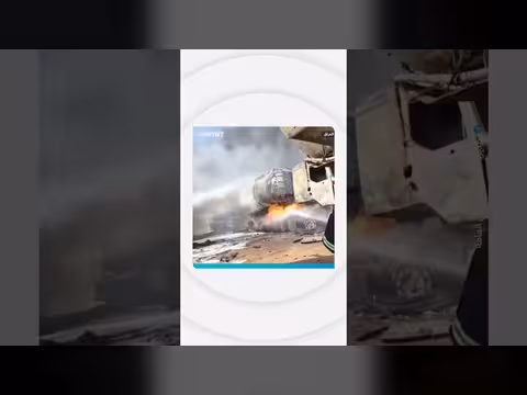 اندلاع حريق في صهاريج الغاز بمصفاة الدورة ببغداد