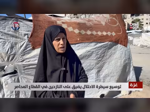 توسيع سيطرة الاحتلال يضيق على النازحين في غزة