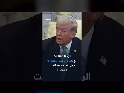 انتشار حسابات مجهولة تتنبأ بموعد الحرب على إيران في منصات المراهنات الأمريكية