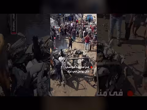 مقتل فلسطينيين وإصابة آخرين بقصف إسرائيلي على خيام نازحين بجنوب غزة