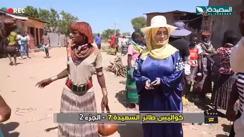 اني بنضرب اليوم مايا العبسي والسبب الإفريقيات كواليس الإنتاج، طائر السعيدة7