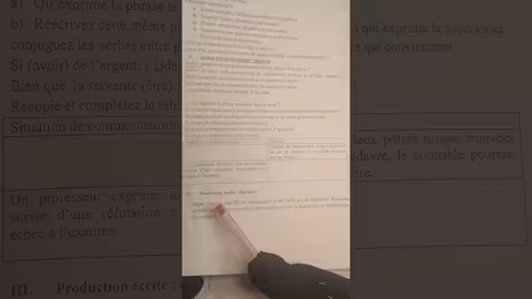 3ème année collège هذي هي الجهة لكتحط فيها القصة البوليسية la nouvelle policière الإمتحان الجهوي