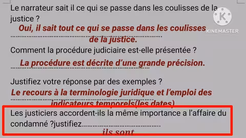 1bac le dernier jour d un condamné analyse (chapitre 8) تحليل الفصل الثامن question /réponse