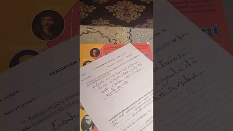 2ème année collège évaluation N4 deuxième semestre la production écrite الفرض الرابع الدورة التانية