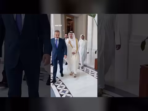 فيدان يلتقي رئيس الوزراء وزير الخارجية القطري