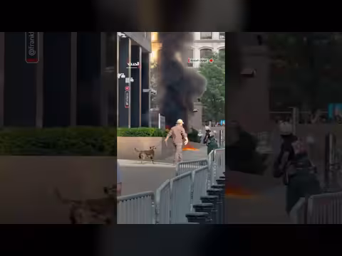 لحظة القبض على مشتبه به في نيويورك