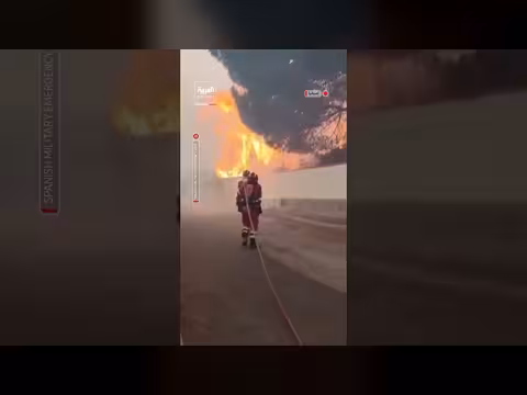حرائق واسعة في مدريد تلتهم منازل