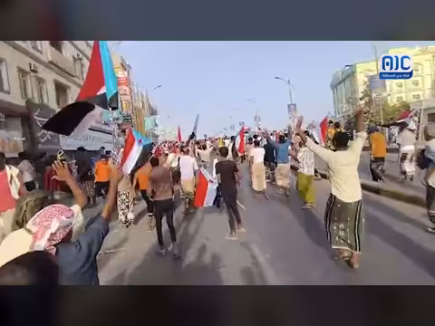 القوات المدعومة سعوديا تطلق النار على مسيرة سلمية في حضرموت