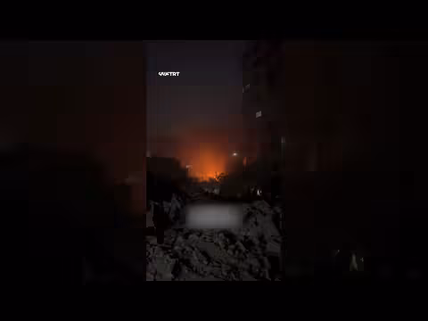 قصف إسرائيلي ليلي على منزل في غربي اليرموك بغزة