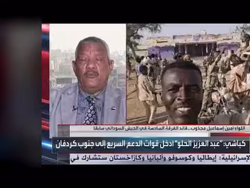 قائد عسكري سوداني يشرح تقدم الجيش في جنوب كردفان