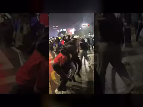 احتفالات في بوينس آيرس بعد تأهل الأرجنتين لنهائي كأس العالم