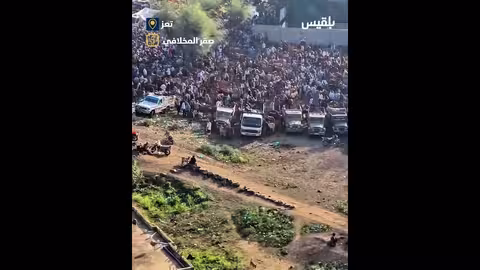 سوق الحصين يشهد ازدحاما كثيفا من أجل شراء الأضاحي