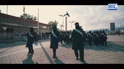 استعراض لقوات جنوبية بقيادة ناصر وحدات