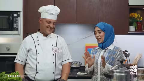 حوار مطبخين الحلقة 22 لحم الحنيذ واللحم التركي المملح