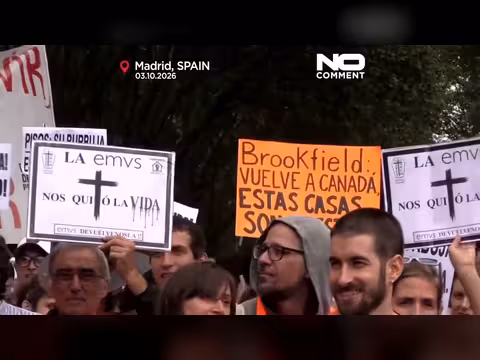عشرات الآلاف يتظاهرون في مدريد للمطالبة بإجراء ات سكنية