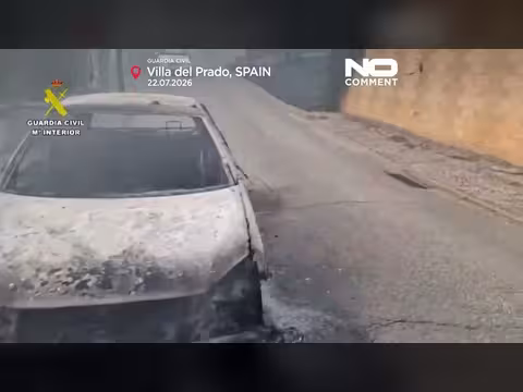 شرطة إسبانيا تجلي سكانا قرب مدريد بسبب حريق غابات