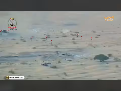 مشاهد جديدة لمطاردة القوات المسلحة لفلول الحوثي في جنوب مأرب