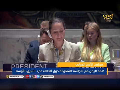 السفير عبد الله السعدي يلقي كلمة أمام مجلس الأمن الدولي