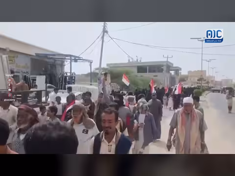 مسيرة في الغيضة رفضاً للوصاية والاحتلال
