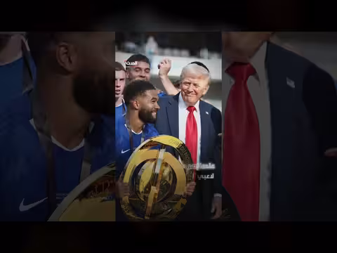 ترمب يثير الجدل بتمثيله في تتويج إسبانيا