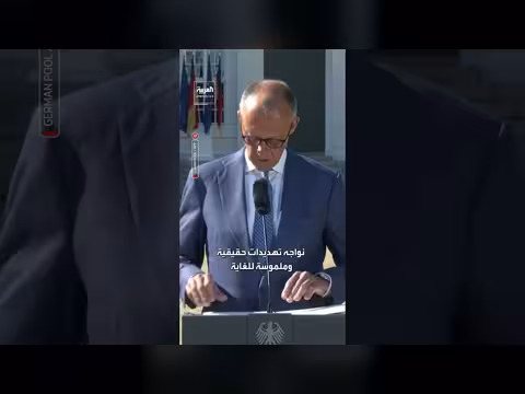 المستشار الألماني: ألمانيا في مرمى الهجمات الهجينة