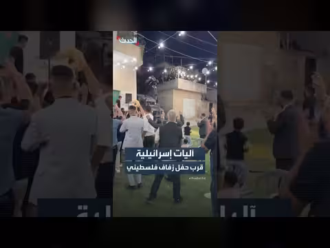آليات عسكرية إسرائيلية تجتاز حفل زفاف في طولكرم