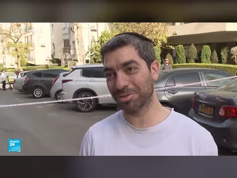 كاميرات المراقبة ترصد إصابة سيدة بشظايا صاروخ إيراني في إسرائيل