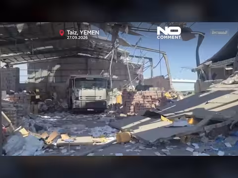 غارة جوية سعودية على سوق في اليمن تسفر عن ٧ قتلى و٤٠ جريحاً