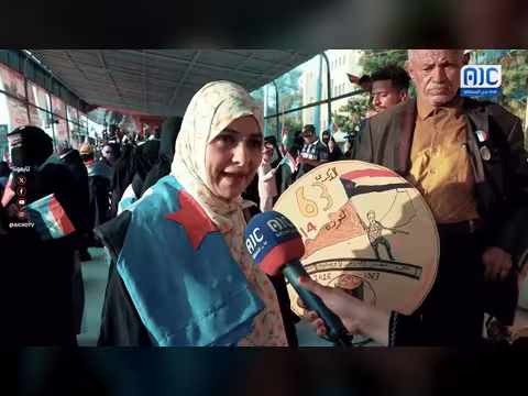 استطلاع آراء نساء الجنوب المشاركات في مليونية التعبئة الشعبية بعدن