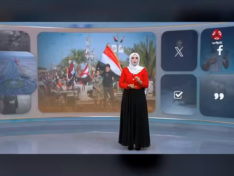 طوفان الأمطار في شوارع مأرب يرسم لوحة فنية مذهلة