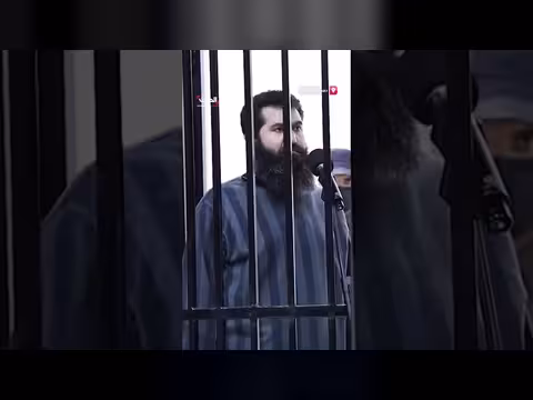 وزارة العدل السورية تنشر مشاهد محاكمة عبد الناصر براقي