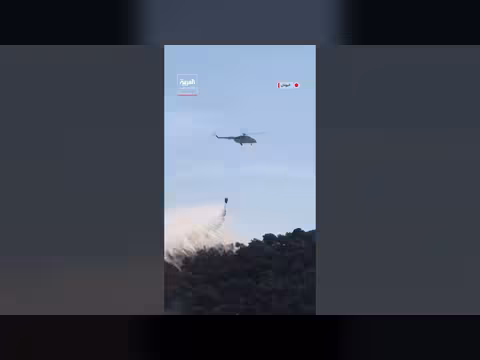 حريق غابات هائل يهدد بلدة بلوماري اليونانية والسلطات تدعو للإخلاء