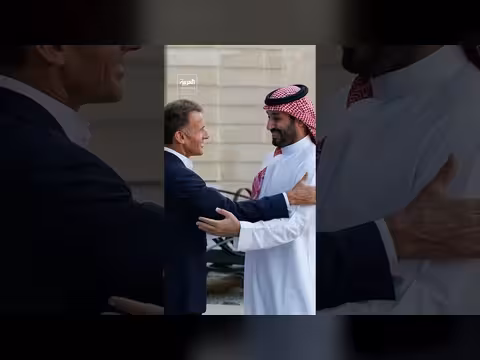 ماكرون: زيارة ولي العهد السعودي لباريس محطة مهمة لتعزيز السلام