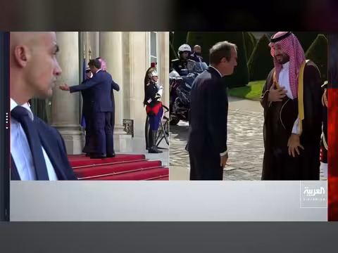 الرئيس الفرنسي يستقبل ولي العهد السعودي في قصر الإليزيه لتعزيز التعاون