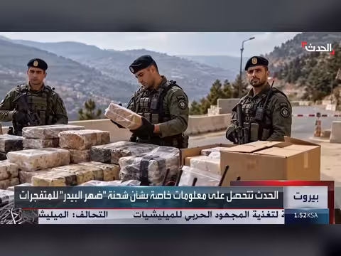 الحدث تكشف مسار شحنة متفجرات البقاع بالذكاء الاصطناعي