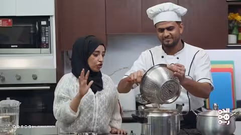 حوار مطبخين الحلقة 27 زربيان لحم - الهلوه